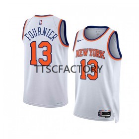 Dres New York Knicks Evan Fournier 13 Nike 2022-23 Association Edition Bijela Swingman - Muške